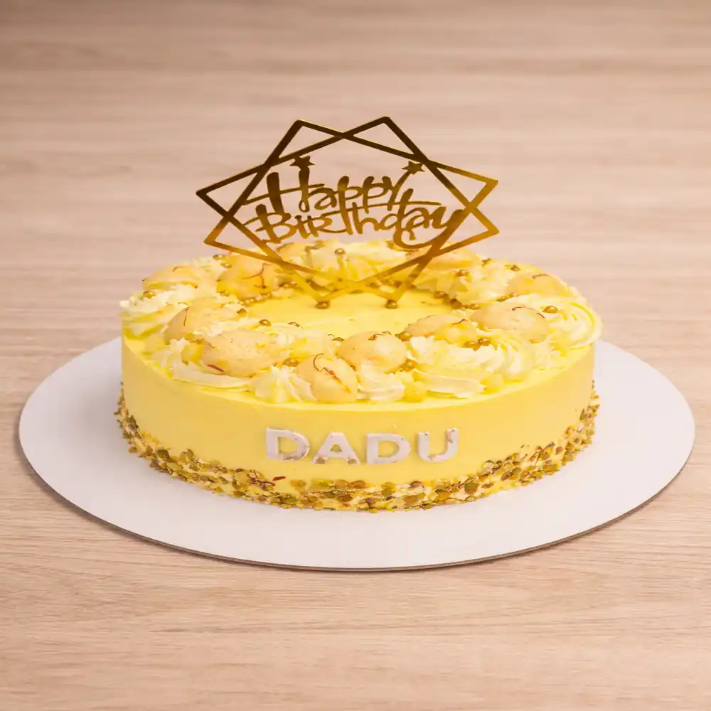 Birthday Special Rasmalai Cream Cake - TF Cakes Online Delivery Freshly baked handcrafted Birthday Special Rasmalai Cream Cake – Cake design by TF Cakes