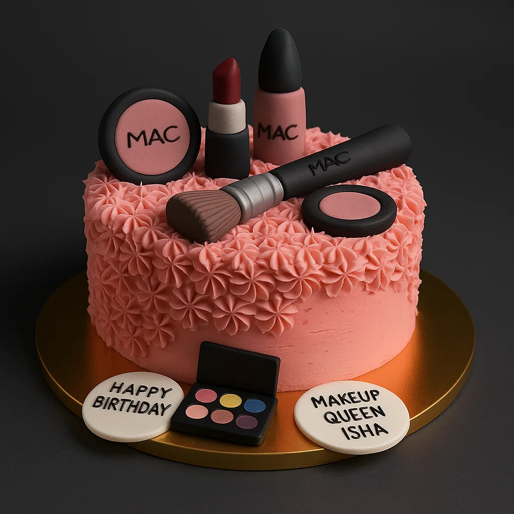 Buttercream MAC Makeup Cake - TF Cakes Online Delivery Freshly baked handcrafted Buttercream MAC Makeup Cake – Cake design by TF Cakes