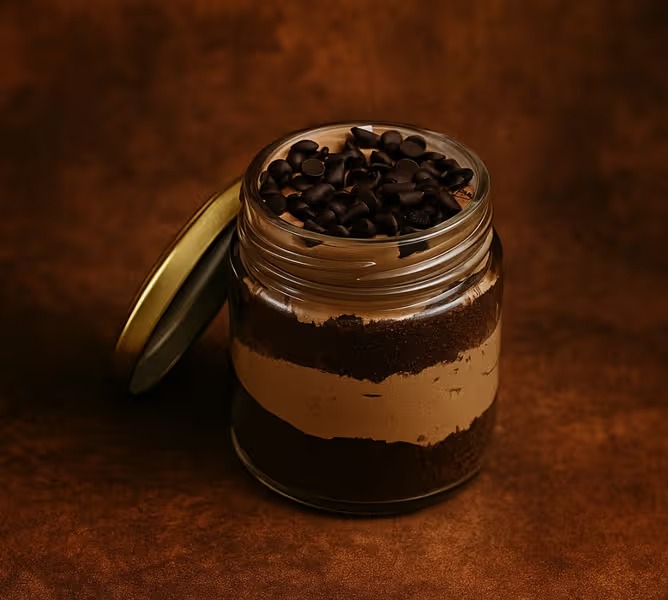 Choco Chips Jar Cake - TF Cakes Online Delivery Freshly baked handcrafted Choco Chips Jar Cake – Cake design by TF Cakes