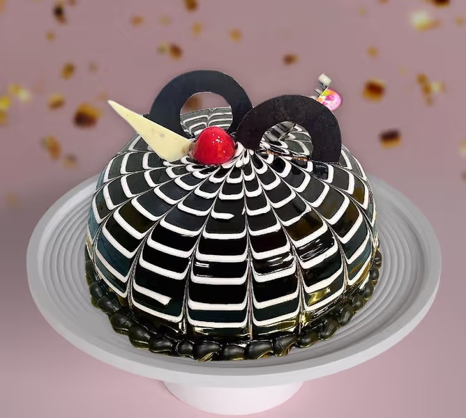 Chocolate Zebra Cake - TF Cakes Online Delivery Freshly baked handcrafted Chocolate Zebra Cake – Cake design by TF Cakes