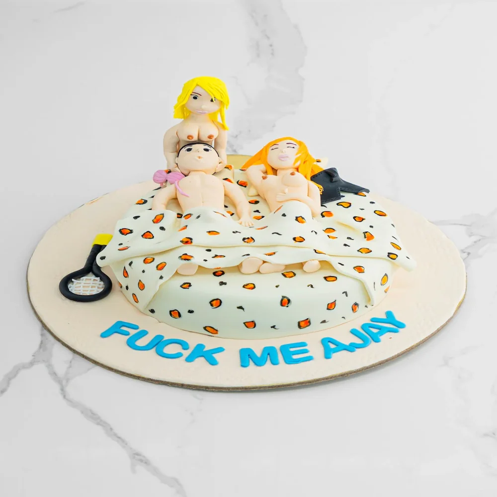 Couple Bachelorette Cake - TF Cakes Online Delivery Freshly baked handcrafted Couple Bachelorette Cake – Cake design by TF Cakes
