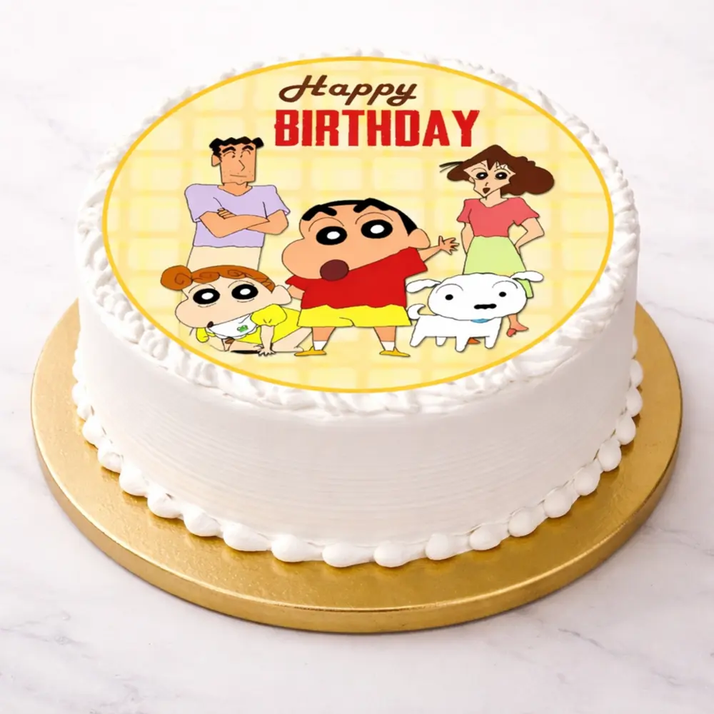 Cute Shinchan Cartoon Birthday Cake - TF Cakes Online Delivery Freshly baked handcrafted Cute Shinchan Cartoon Birthday Cake – Cake design by TF Cakes