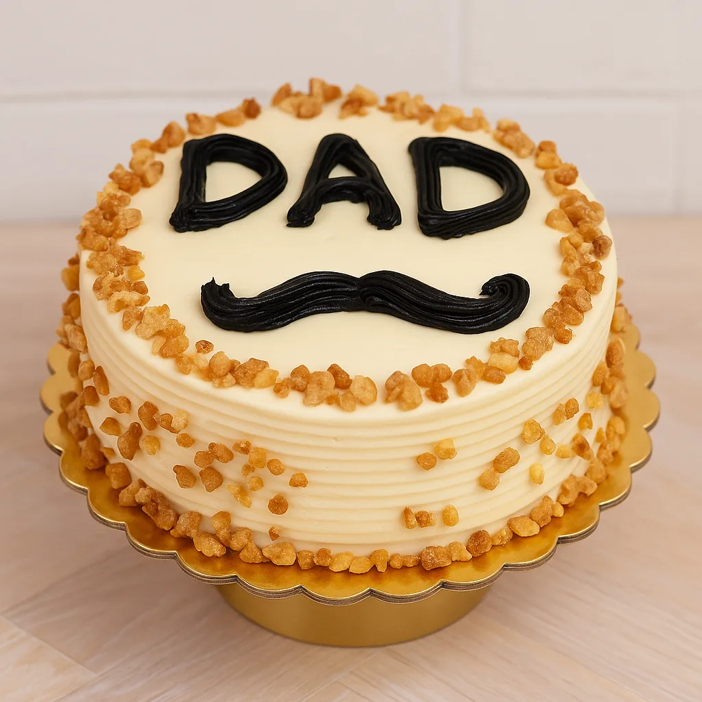 Dad Special Mustache Cake - TF Cakes Online Delivery Freshly baked handcrafted Dad Special Mustache Cake – Cake design by TF Cakes