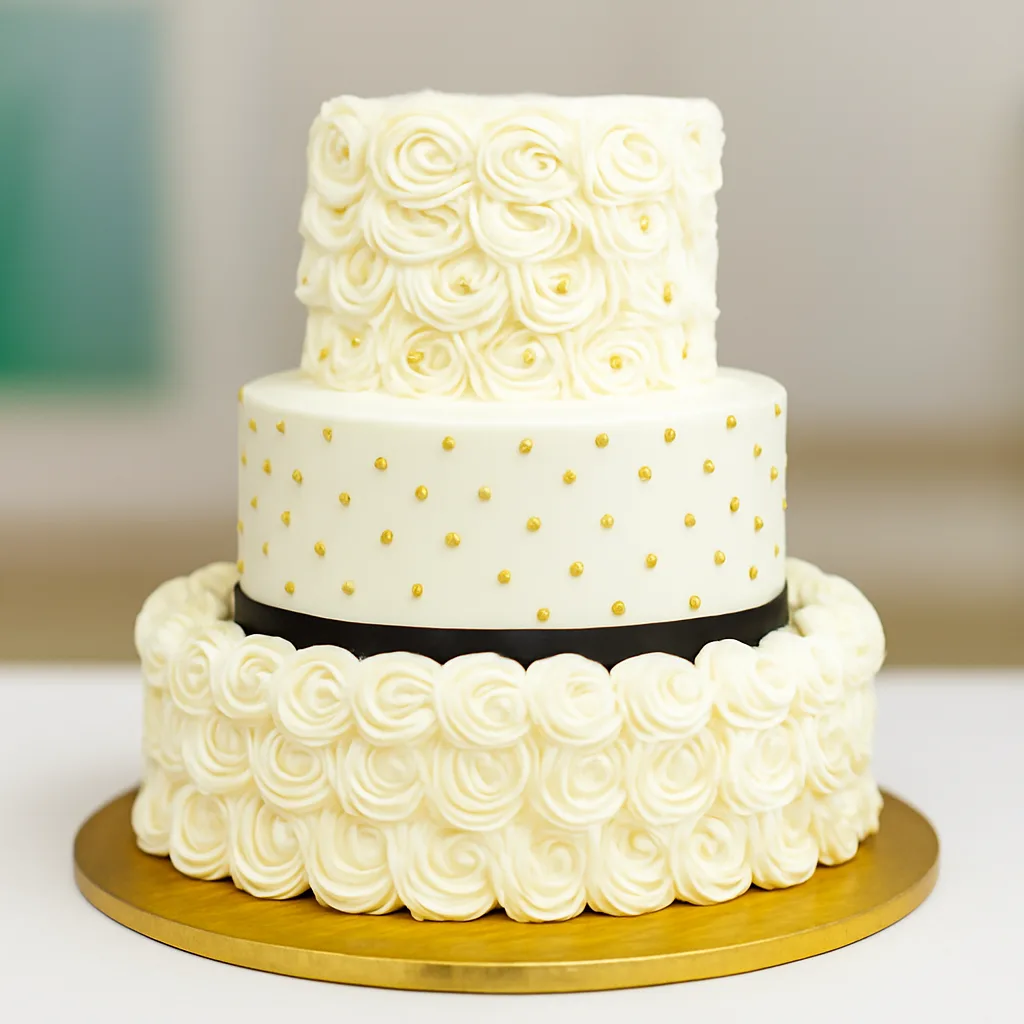 Gilded Rose Cake - TF Cakes Online Delivery Freshly baked handcrafted Gilded Rose Cake – Cake design by TF Cakes