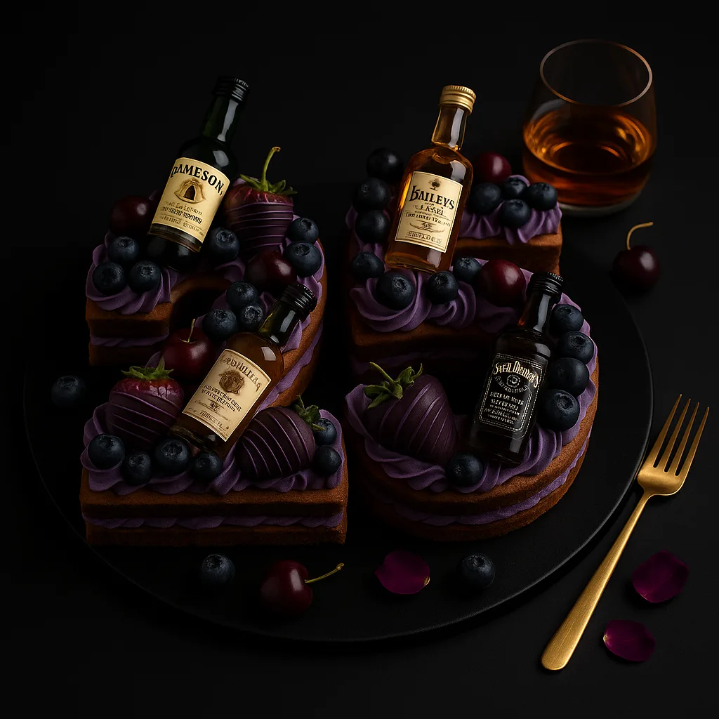 Liquor Heart Cake - TF Cakes Online Delivery Freshly baked handcrafted Liquor Heart Cake – Cake design by TF Cakes