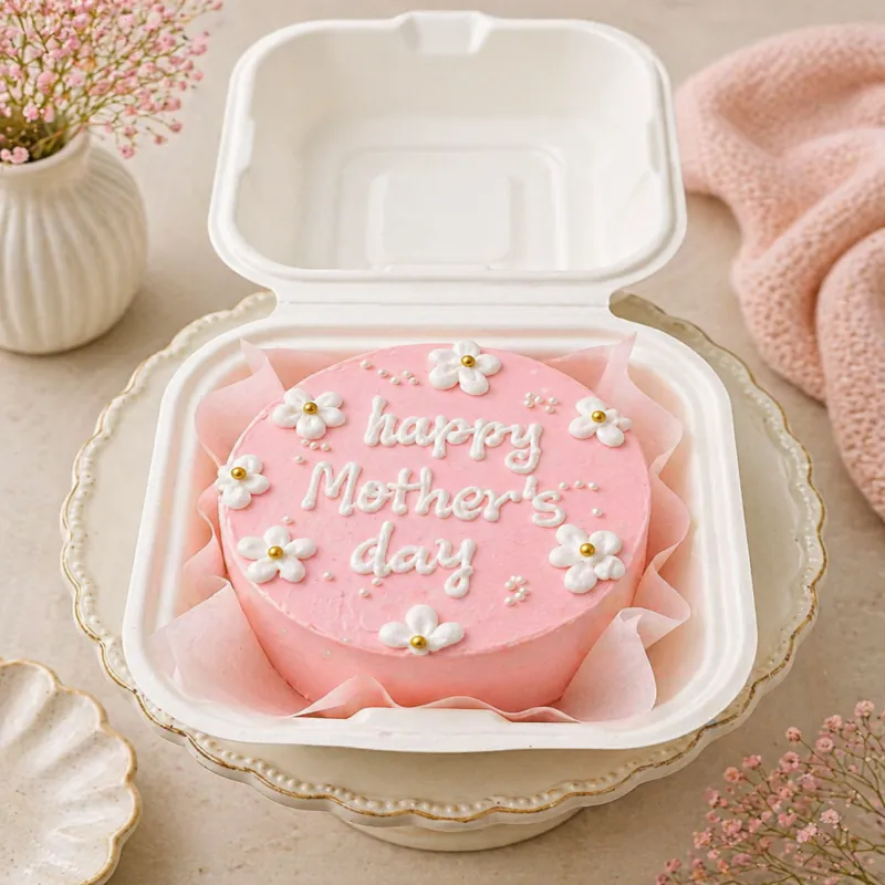 Mini Mother’s Day Bento Cake - TF Cakes Online Delivery Freshly baked handcrafted Mini Mother’s Day Bento Cake – Cake design by TF Cakes