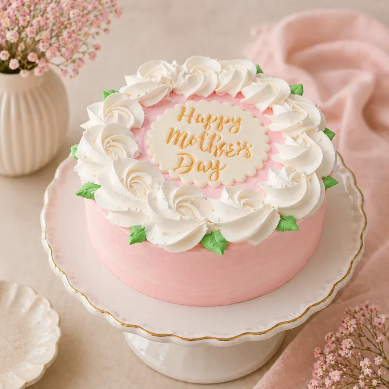 Rosette Mother’s Day Cake - TF Cakes Online Delivery Freshly baked handcrafted Rosette Mother’s Day Cake – Cake design by TF Cakes