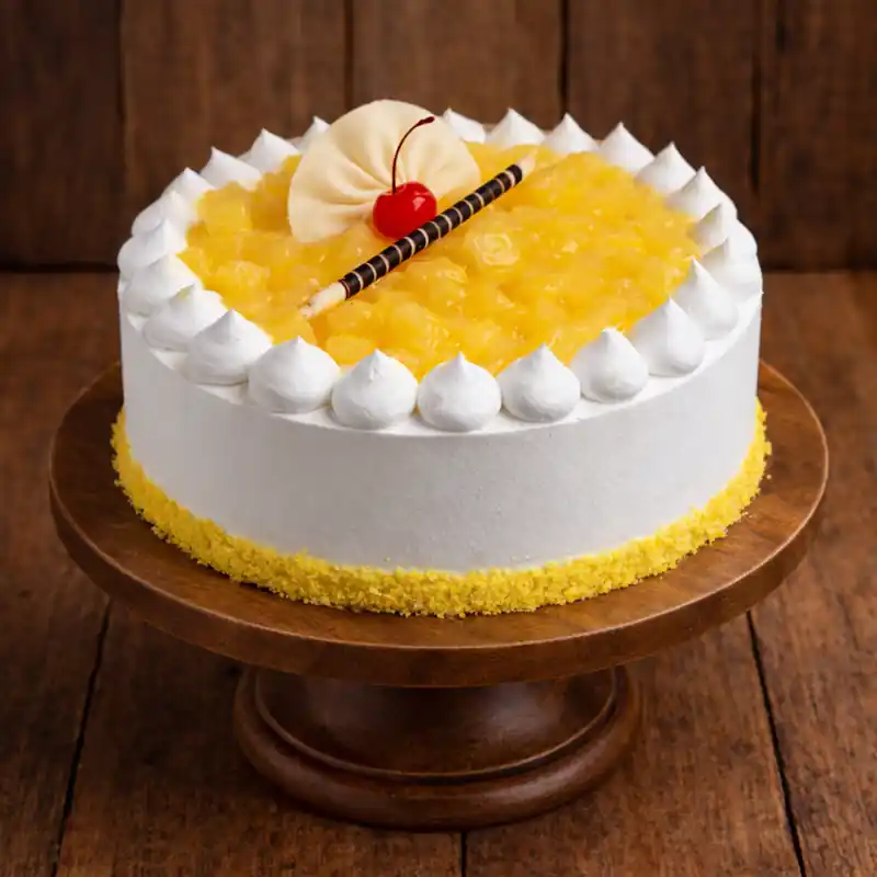 Royal Pineapple Crown Cake - TF Cakes Online Delivery Freshly baked handcrafted Royal Pineapple Crown Cake – Cake design by TF Cakes