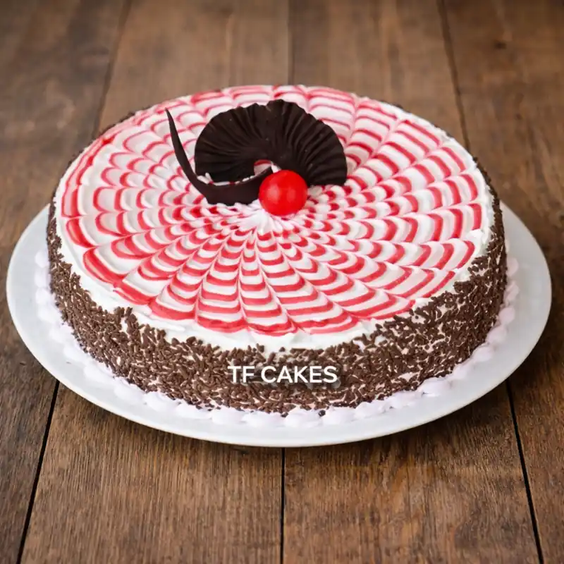Strawberry Web Cake - TF Cakes Online Delivery Freshly baked handcrafted Strawberry Web Cake – Cake design by TF Cakes