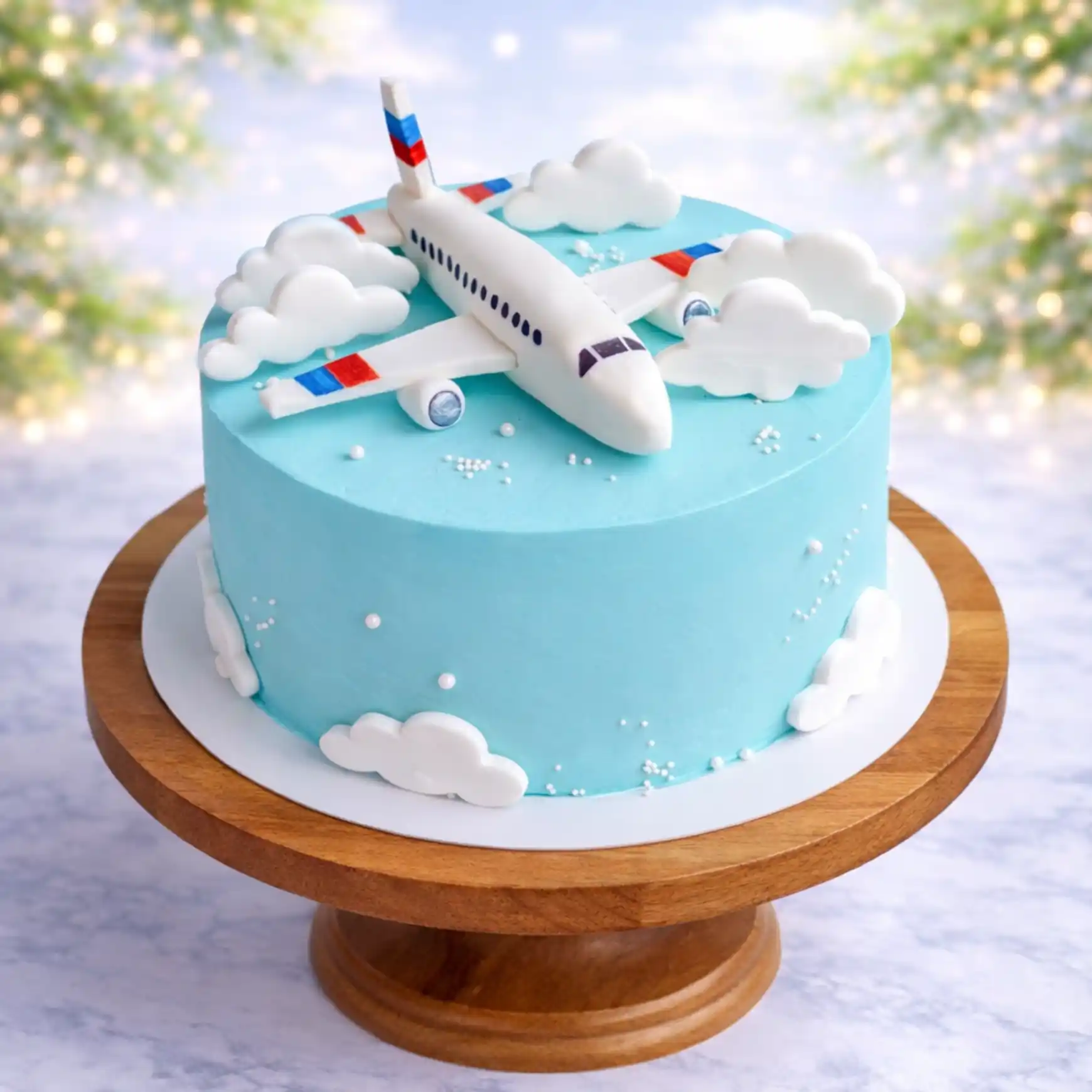 Jumbo Jet Aeroplane Fondant Cake - TF Cakes Online Delivery Freshly baked handcrafted Jumbo Jet Aeroplane Fondant Cake – Cake design by TF Cakes