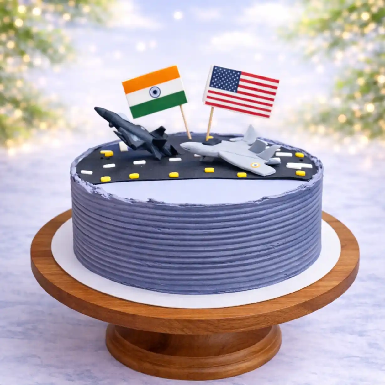 Fighter Jet Air Force Birthday Cake - TF Cakes Online Delivery Freshly baked handcrafted Fighter Jet Air Force Birthday Cake – Cake design by TF Cakes