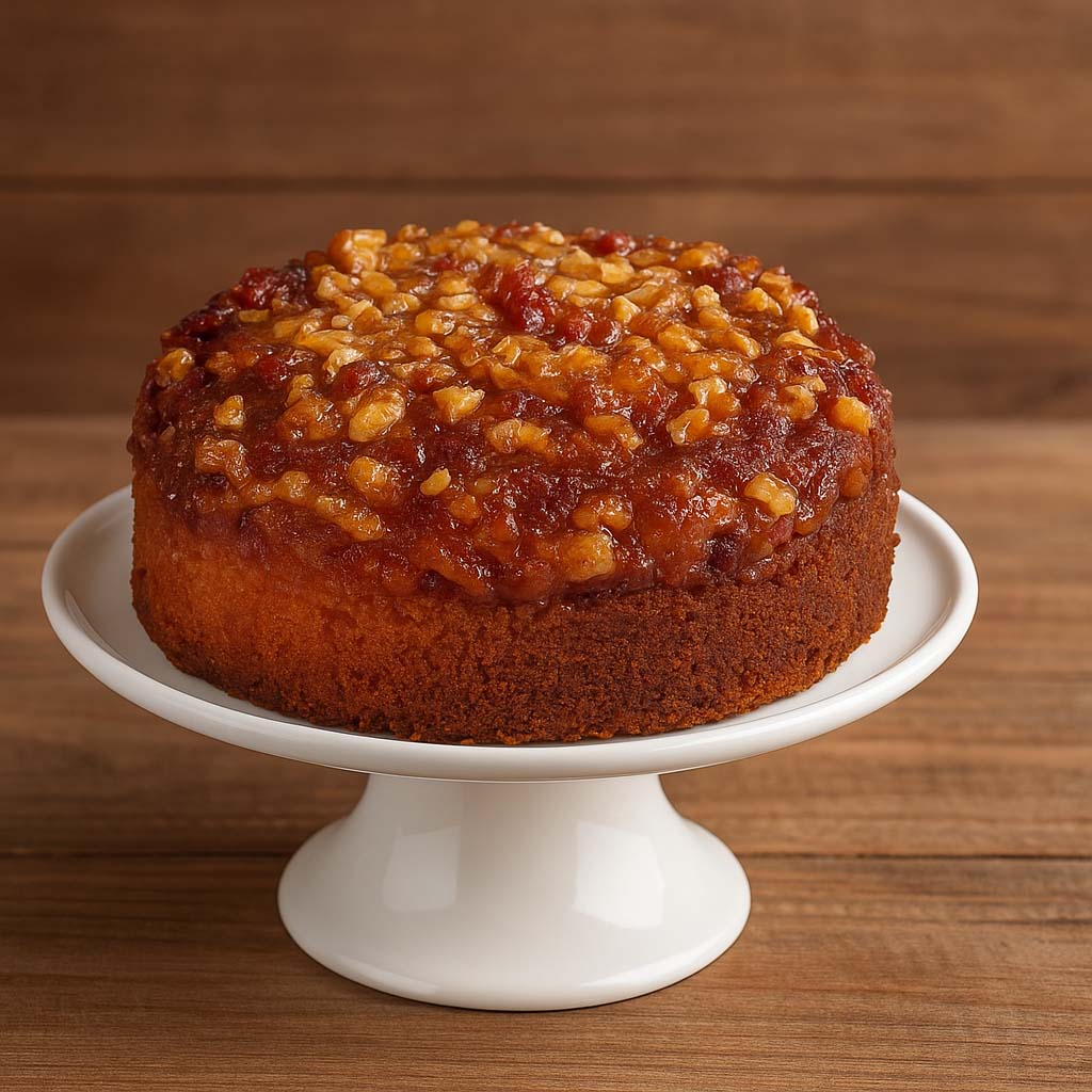 Walnut Caramel Plum Cake - TF Cakes Online Delivery Freshly baked handcrafted Walnut Caramel Plum Cake – Cake design by TF Cakes