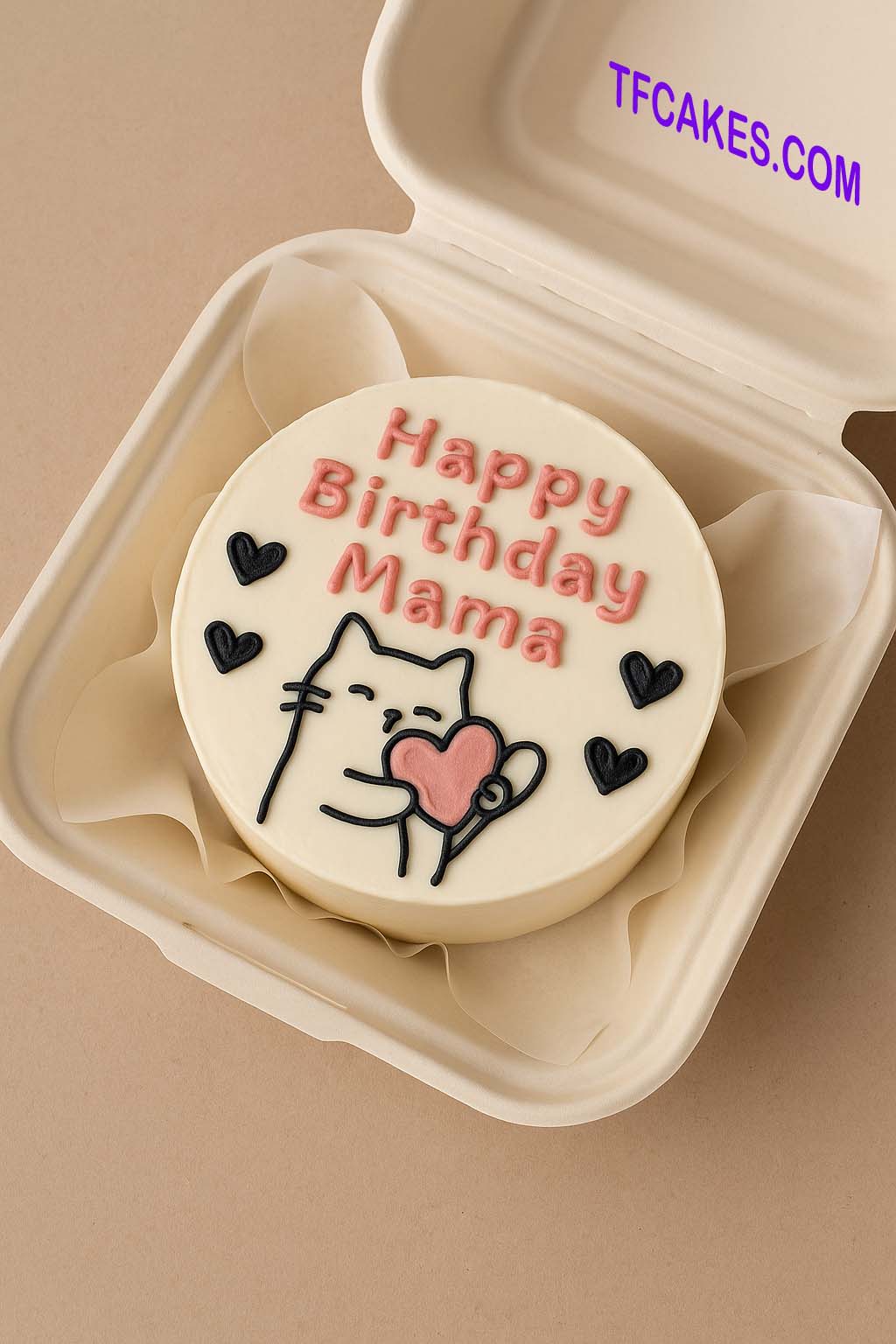 Happy Birthday Mama Bento Cake - TF Cakes Online Delivery Freshly baked handcrafted Happy Birthday Mama Bento Cake – Cake design by TF Cakes