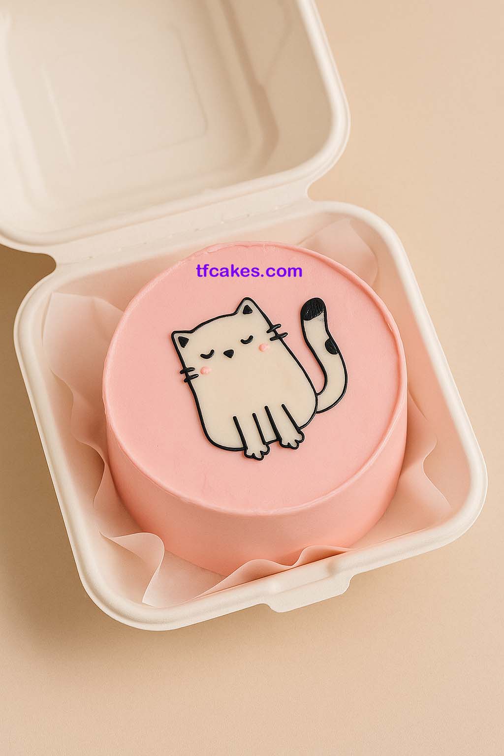 Cute Cat Bento Cake - TF Cakes Online Delivery Freshly baked handcrafted Cute Cat Bento Cake – Cake design by TF Cakes
