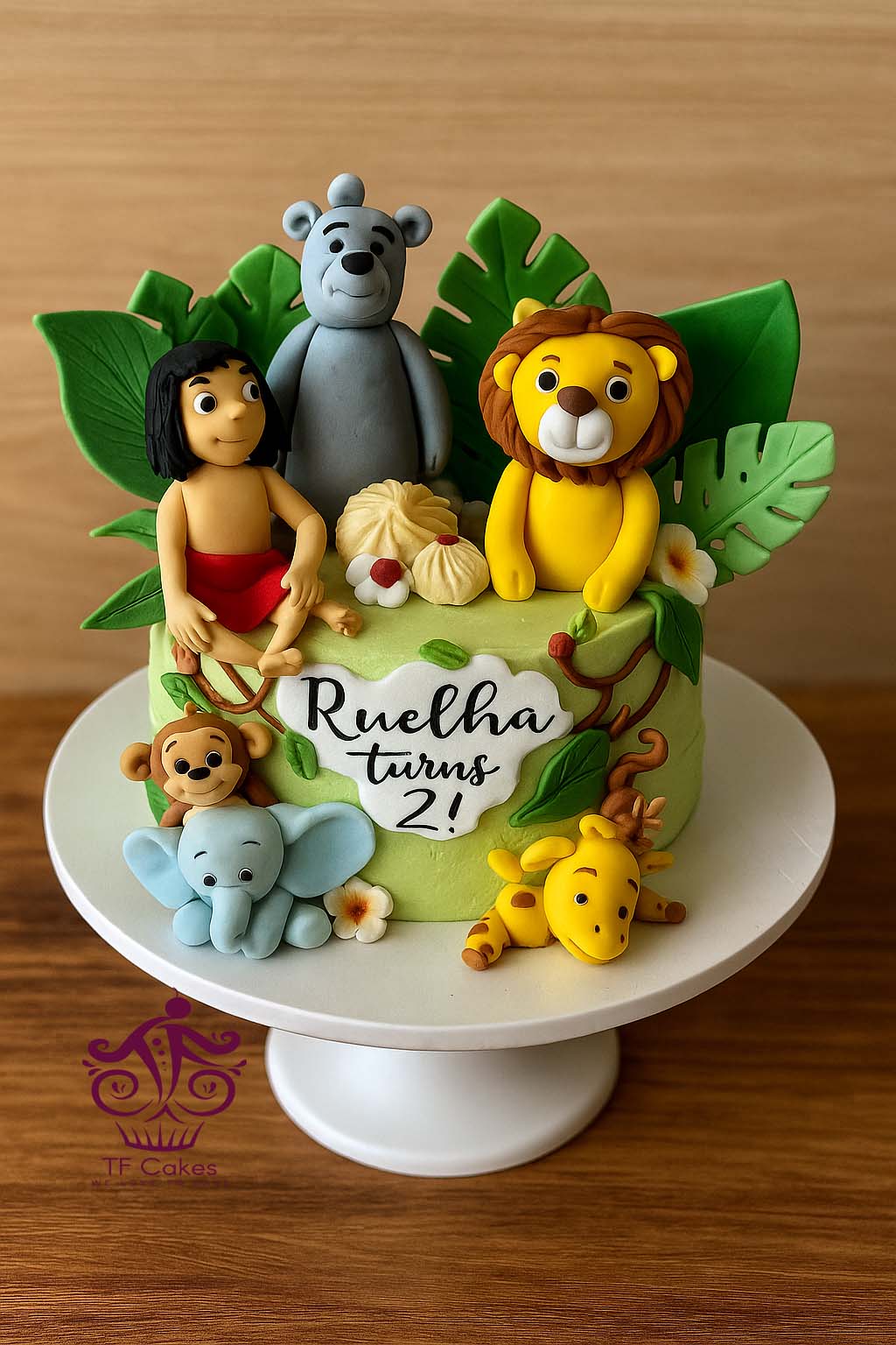 Jungle Book Theme Cake - TF Cakes Online Delivery Freshly baked handcrafted Jungle Book Theme Cake – Cake design by TF Cakes