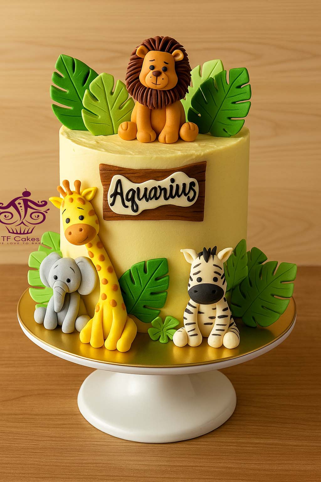 Zodiac Jungle Cake - TF Cakes Online Delivery Freshly baked handcrafted Zodiac Jungle Cake – Cake design by TF Cakes
