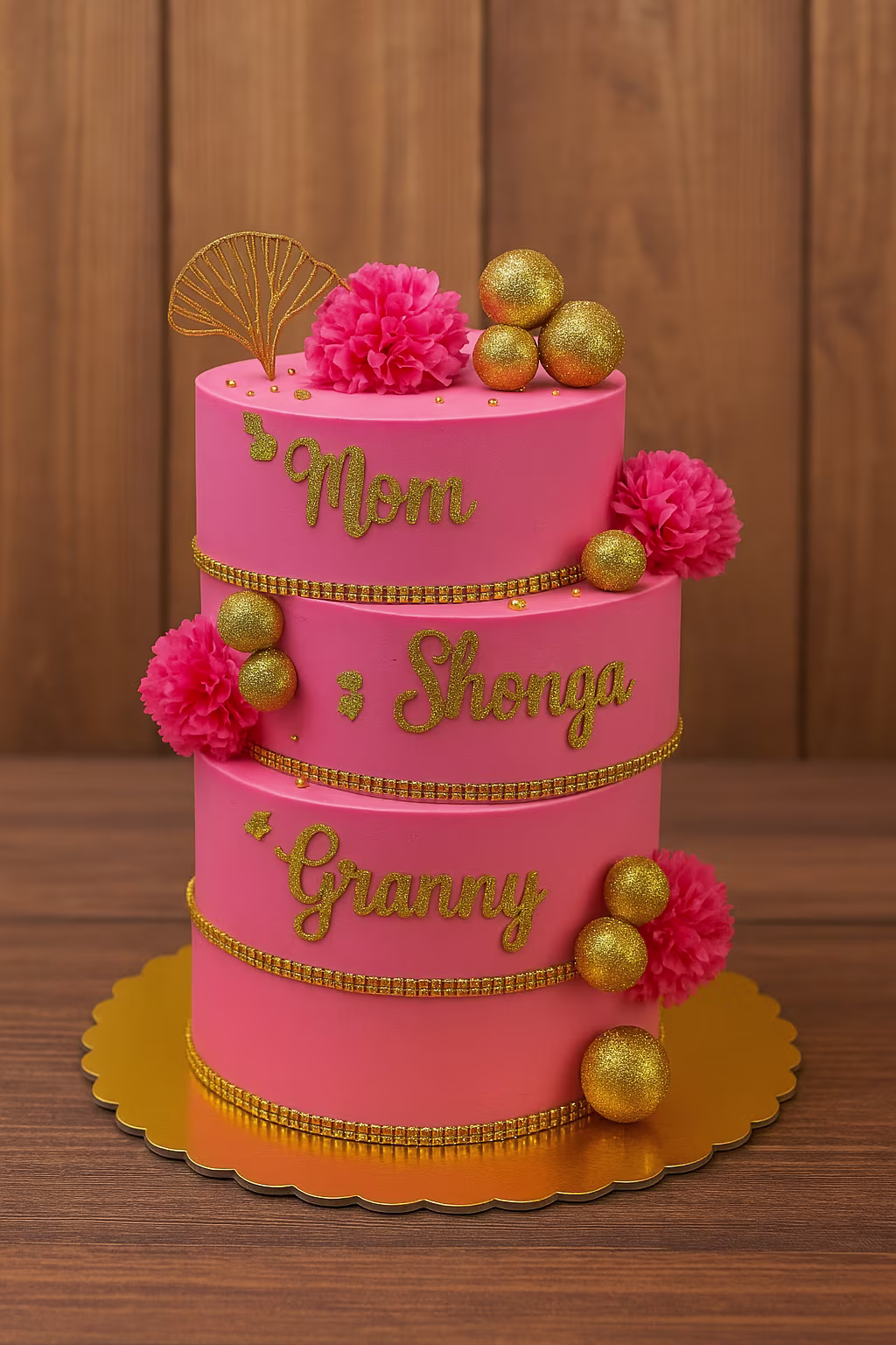 Mom Shonga Granny Celebration Cake - TF Cakes Online Delivery Freshly baked handcrafted Mom Shonga Granny Celebration Cake – Cake design by TF Cakes