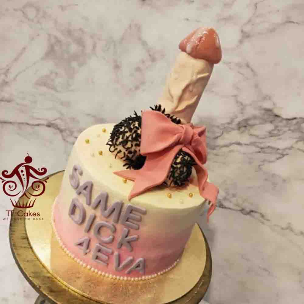 Pink Bow Bachelorette Theme Cake - TF Cakes Online Delivery Freshly baked handcrafted Pink Bow Bachelorette Theme Cake – Cake design by TF Cakes