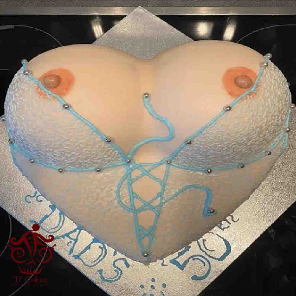 Lingerie Heart Cake Bachelorette Theme Celebration Cake - TF Cakes Online Delivery Freshly baked handcrafted Lingerie Heart Cake Bachelorette Theme Celebration Cake – Cake design by TF Cakes