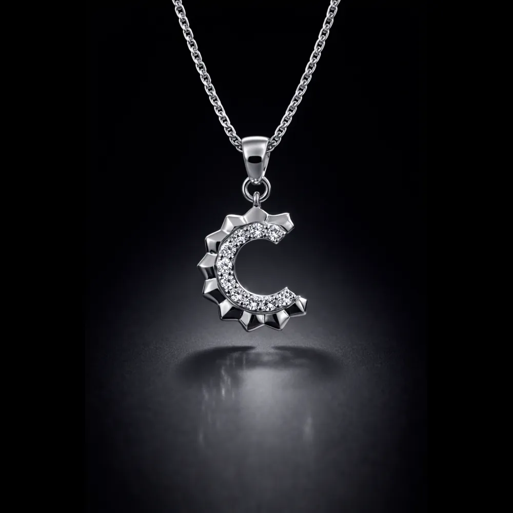 Tavira 92.5 Silver Soorajmukhi moissanite pendant - TF Cakes Online Delivery Freshly baked handcrafted Tavira 92.5 Silver Soorajmukhi moissanite pendant – Cake design by TF Cakes