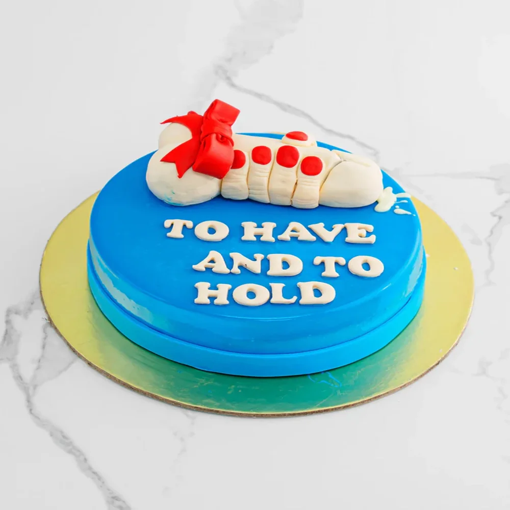 To Have And To Hold Cake - TF Cakes Online Delivery Freshly baked handcrafted To Have And To Hold Cake – Cake design by TF Cakes